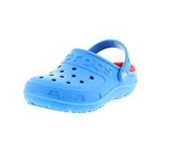 Crocs Hilo Clog Kids, Uni-Kinder Clogs, Hellblau Rot, EU 28 (US C11)