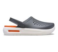 Crocs Sandale InMotion Clog (superweich, leicht, hoher Tragekomfort) grau/rot - 1 Paar, Größe Euro (US) 43-44