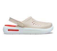 Crocs Sandale InMotion Clog (superweich, leicht, hoher Tragekomfort) beige/rot - 1 Paar, Größe Euro (US) 41-42