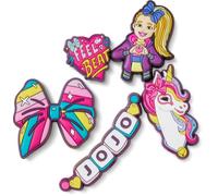 Crocs Jibbitz Einhorn-Schuhanhänger, 5 Stück, Jojo Siwa, 5 Pack