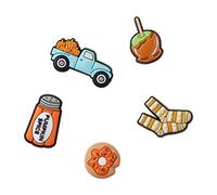 Crocs 5-Pack Halloween Shoe Charms | Jibbitz, Pumpkin Spice, One Size