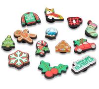 Crocs Jibbitz Schuhanhänger, Weihnachts- und Winterferien-Kollektion, Multipack, Feiertags-Favoriten, 13 Pack