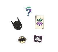 Crocs Jibbitz Shoe Charm 5-pack | Personalize With Jibbitz for Crocs, Unisex Schuh-Charme, Batman,