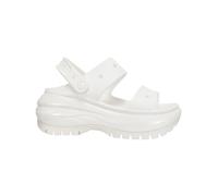 Crocs Keilsandaletten "Mega Crush" in Weiß - Größe 43/44 | Damen Sandalen