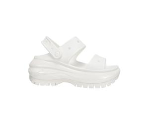 Crocs Keilsandaletten "Mega Crush" in Weiß - Größe 43/44 | Damen Sandalen