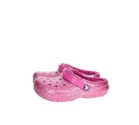 Crocs Kids Classic Lined Clogs for Toddlers - Synthetic Upper & Lining - Synthetic Outsole & Insole, Fuchsia Fun/Multi, 6 Big Kid