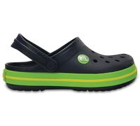 Crocs - Kid's Crocband Clog - Sandalen, Gr. 19-20 US C4, schwarz/grün (Navy/VoltGreen)