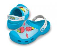 Crocs Kids Custom Clog sponge bob blue/white - Größe 22-24 Kinder