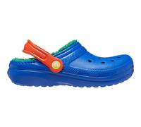 Crocs Unisex Kinder Classic Lined Clog K Clog, Blue Bolt/Multi, 34/35 EU
