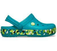 Crocs Crocband Clog, Turbo Teal/Multi, 47 EU Child, Turbo Teal Multi, 29/30 EU