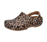 Crocs Kinder Sandale Classic Animal Clog 211881-2LD 34-35 Sepia/Leopard