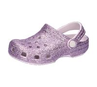 Crocs Kinder Sandale Classic Chunky Glitter Clog 211939-5DK 34-35 Grape Ice