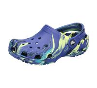 Crocs Classic Marbled Kinder Clogs marineblau grün - 33-34