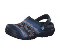 Crocs Kinder Schuhe Classic Printed Lined Clog K 205815-410 22-23 Navy