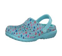 Crocs Kinder Schuhe Classic Printed Lined Clog K 205815-4O9 22-23 Ice Blue
