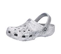 Crocs Kinder Schuhe Classic Watercolor Marbled Clog K 211602-1WZ 32-33 Grey Swirl