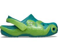 Clog CROCS "Classic", Mädchen, Gr. 23, deep dive, Croslite™, kontrastfarbene Details, Schuhe Clog, Sommerschuh, Hausschuh mit schwenkbarem Fersenriemen (40199624-23) deep dive