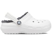 Crocs Classic Gefütterte Sandalen, Weiß/Grau, 27-28