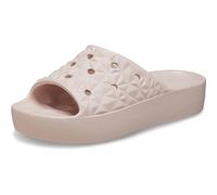 Crocs Klassische Plateau-Slipper für Damen, Plateau-Sandalen, Rosa (Quartz), EU 43