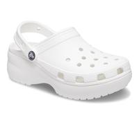 Crocs Klassische Plattform Thermoplastische Damen Weiß Clogs