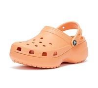 Crocs Klassischer Damen-Plateau-Clog W, Papaya, 37/38 EU