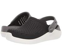 Crocs Literide Clog Kids, Unisex-Kinder Clogs, Schwarz (Black/White 066), 27/28 EU