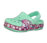 Crocs Mädchen Schuhe Fun Lab Unicorn Band Clog 206270-3TI 19-20 Neo Mint