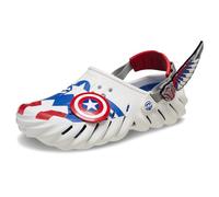 Crocs Marvel Captain America Echo Clog, Unisex-Erwachsene, Weiss/opulenter Garten, 41/42 EU