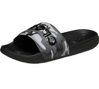 Crocs Men's Day Camouflage Slide Sandal, Black/Grey, 45 EU, schwarz grau, 11 UK