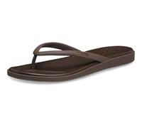 Crocs Miami Matte Round Toe Flip Flip-Flops für Damen, Kaffeebraun, 37 EU