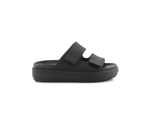 Crocs Pantoletten "Brooklyn Luxe" in Schwarz - Größe 37/38 | Damen Pantoletten