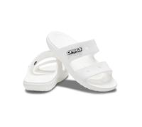 Crocs Sandale Classic 206761-100 Unisex Weiß Größe 46/47
