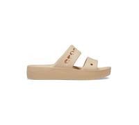 Crocs Damen Baya Plateau-Sandale, Chai, 38 EU, Chai, 37/38 EU