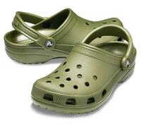 Crocs Sandale Classic Clog armeegrün, Größe Euro (US) 38-39