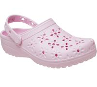 Crocs | Unisex | Classic Floral Cut-Out | Clogs | Pink | 42