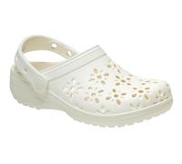 Crocs Sandale Classic Floral Cut Out Clog weiss Damen, Größe Euro (US) 38-39