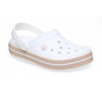 Crocs Sandale Crocband Clog weiss/carmel Damen, Größe Euro (US) 38-39