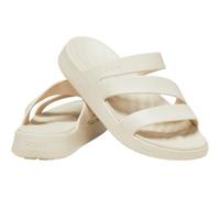 Crocs Sandale Getaway Strappy (leichtes, nahtlos, flexibel) beige Damen, Größe Euro (US) 36-37