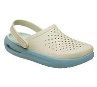 Crocs Sandale InMotion Clog (superweich, leicht, hoher Tragekomfort) beige/blau - 1 Paar, Größe Euro (US) 38-39