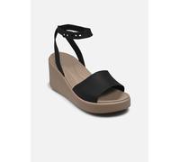 Crocs - Sandalen Brooklyn Ankle Strap Wedge - schwarz - Größe 37 - 38
