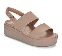 Crocs Sandalen Brooklyn Low Wedge in Beige 37 / 38
