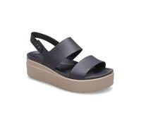 Crocs Sandalen Brooklyn Low Wedge EU 39-40 Black/Mushroom