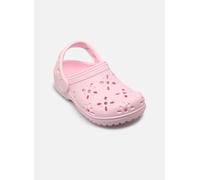 Crocs Classic Floral Cut Out T Holzschuhe EU 25-26 Pink Milk