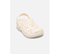 Crocs - Sandalen Classic Floral Cut Out Clog K - Weiß - Größe 29 - 30