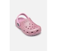 Crocs - Sandalen Classic Glitter Clog K - rosa - Größe 27 - 28