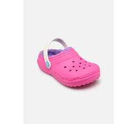Crocs Unisex Kinder Classic Lined Clog T Clog, Pink Crush/Multi, 20/21 EU