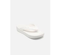 Crocs - Sandalen Classic Platform Flip W Whi - Weiß - Größe 37 - 38