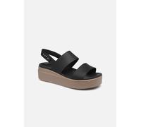 Crocs Brooklyn Low Wedge Sandalen EU 39-40 Black / Mushroom