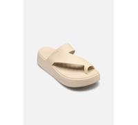 Crocs Damen Getaway Platform Toe Loop Sandale, Sandstein, 40 EU