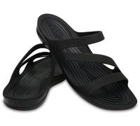 Black / Black Crocs Swiftwater Flip Flops Schwarz EU 41-42 Frau